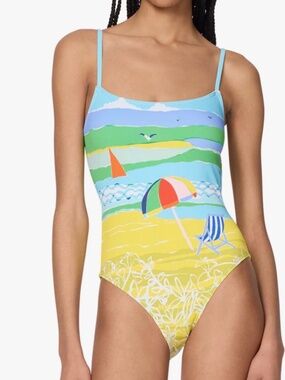 Kate Spade Summer Day One Piece Swimsuit NWT
